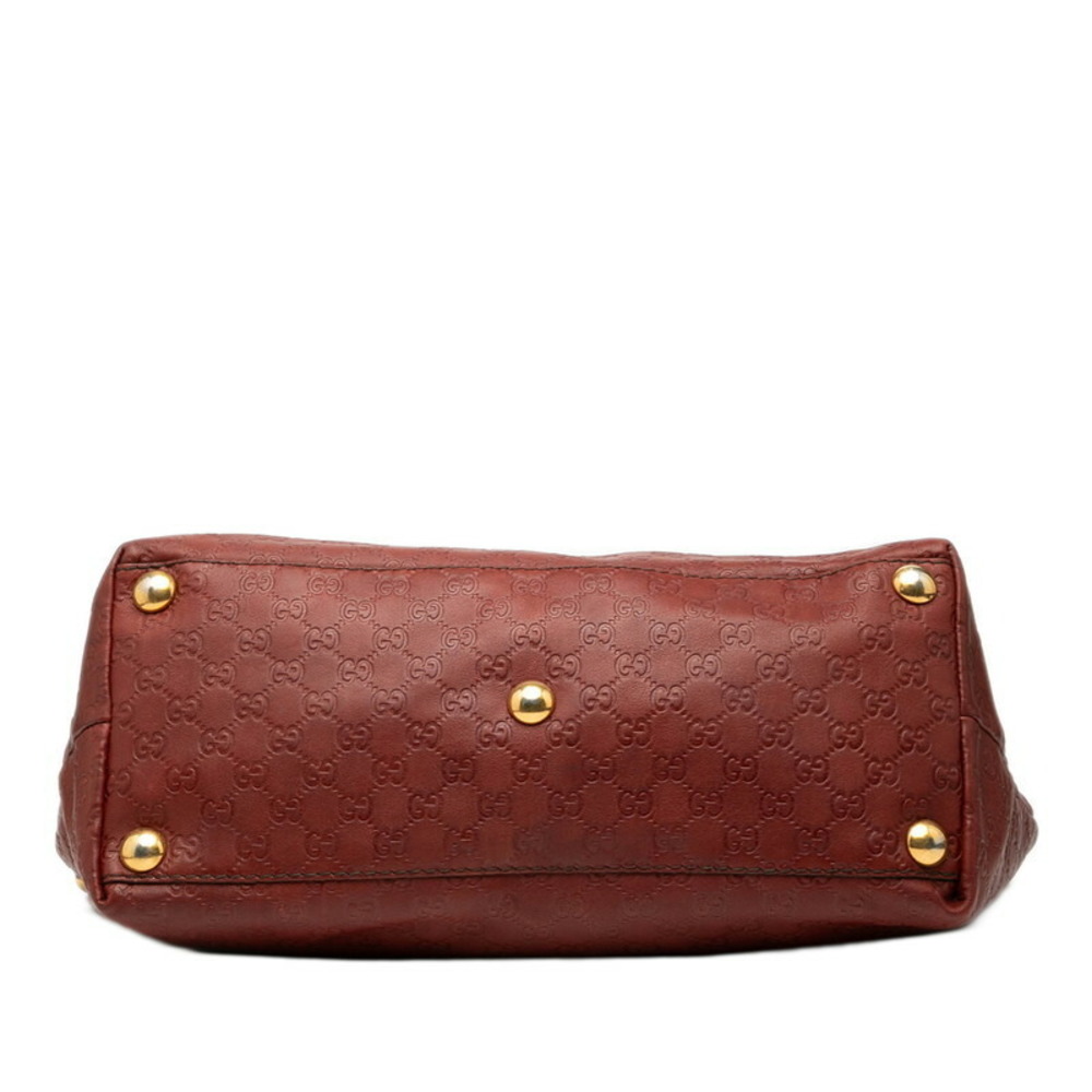 Gucci Tote Bag ssima Red Leather - Picture 3 of 6